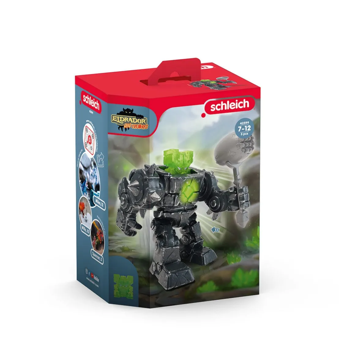 ELDRADOR® Mini Creatures Schatten-Stein-Roboter