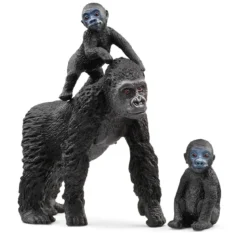 Flachland Gorilla Familie