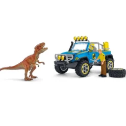 Geländewagen mit Dino-Außenposten
