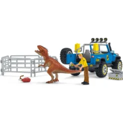 Geländewagen mit Dino-Außenposten