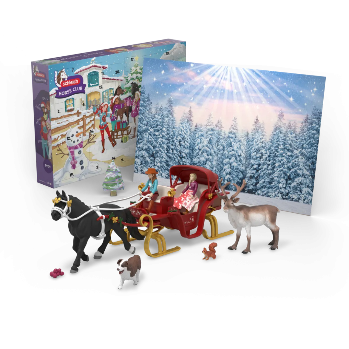 Großer Adventskalender HORSE CLUB - Weihnachtliche Schlittenfahrt