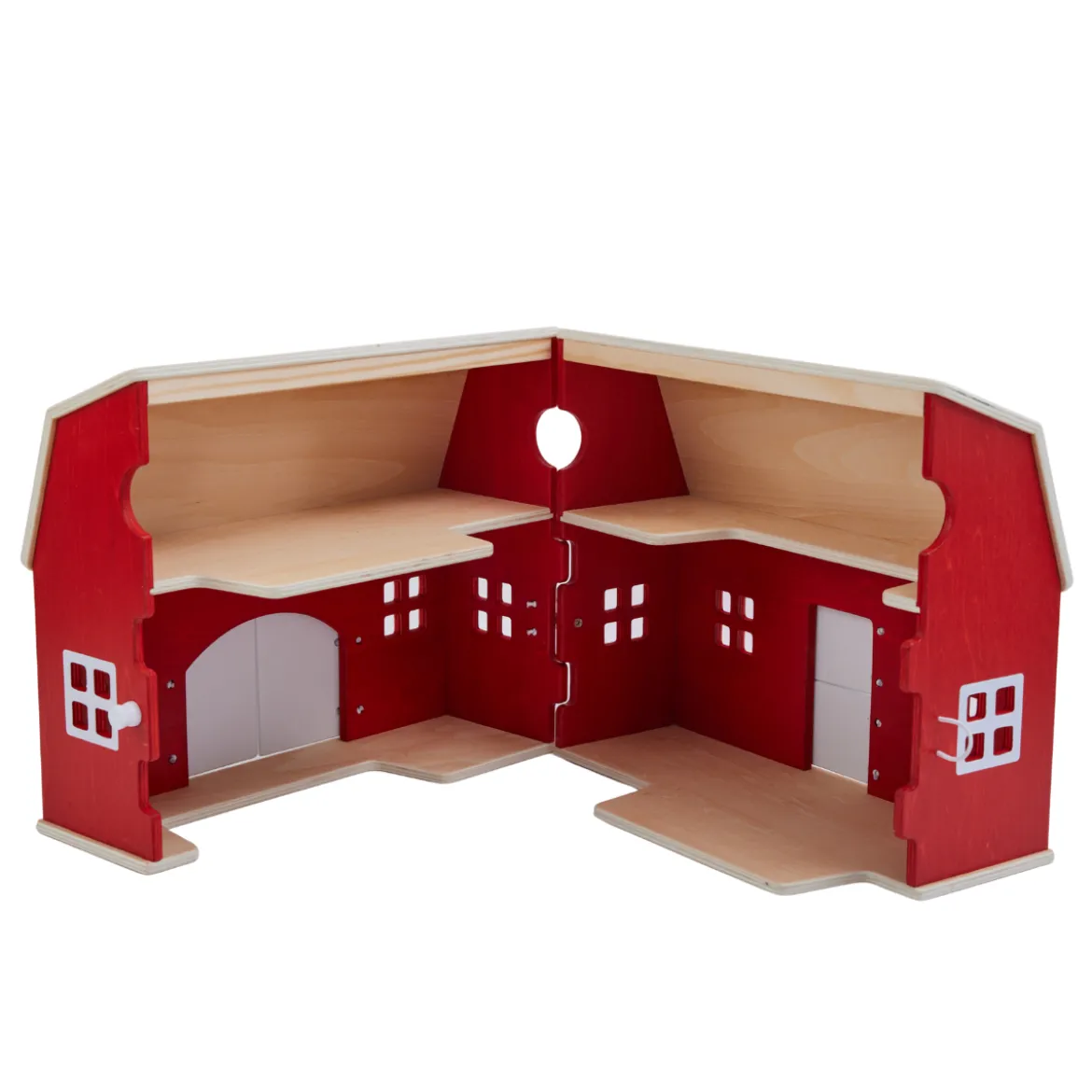 Großer Bauernhof aus Holz
