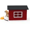 Hundehütte mit Goldenretrievern