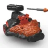 Lava Düsenjet Fahrzeug mit Mini Cretaure