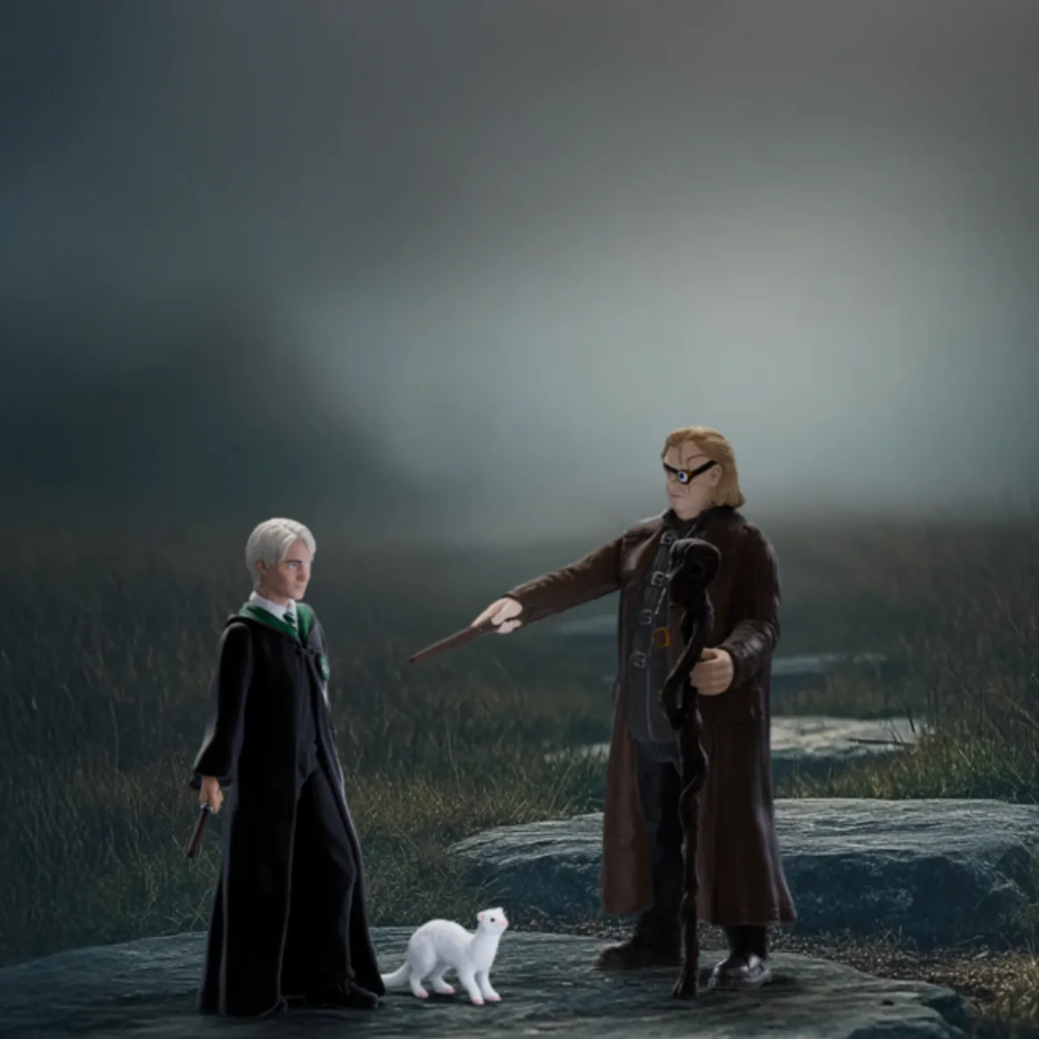 Mad-Eye Moody™ & Draco Malfoy™ mit Frettchen