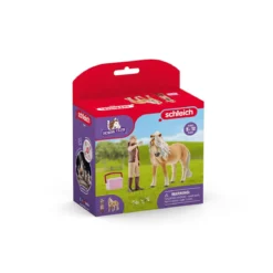 Pferdepflegerin mit Island Pony Stute
