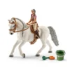 Reiterin mit Lipizzaner Stute