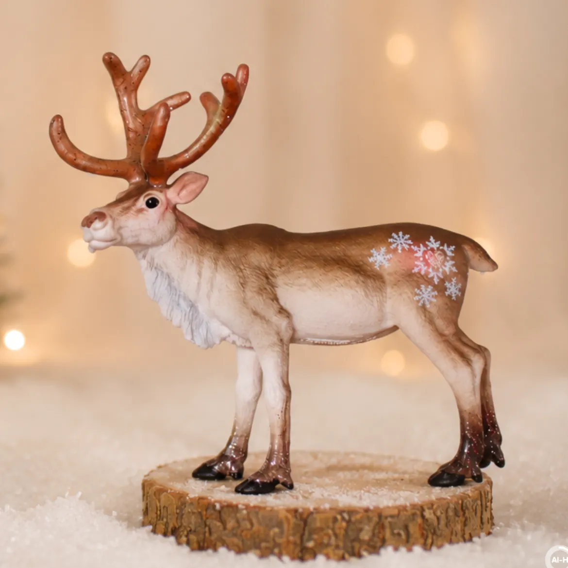 Roségoldenes Weihnachtsrentier