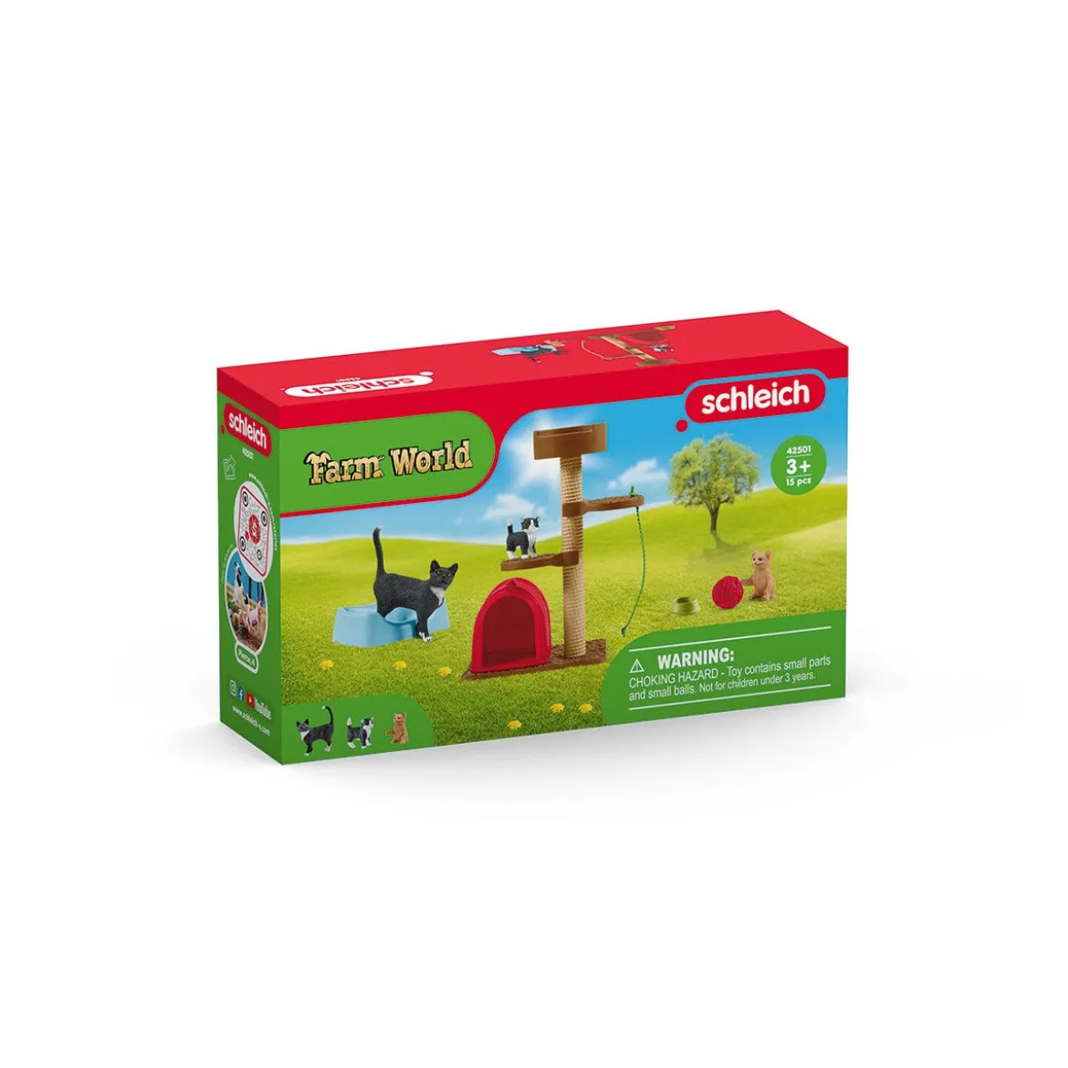 Spielspaß für niedliche Katzen