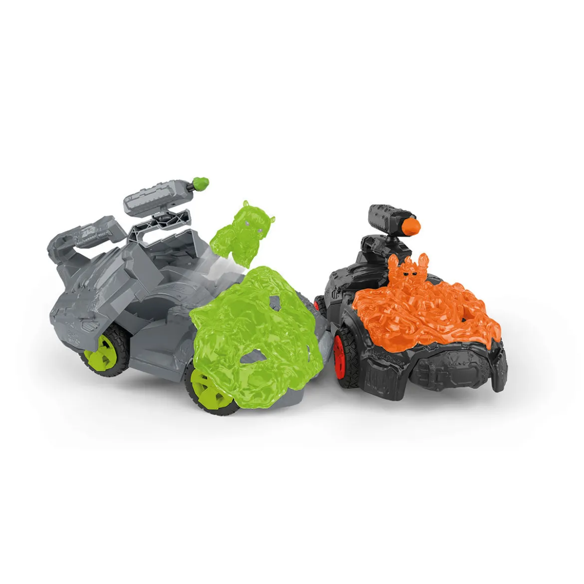 Stein-Crashmobil mit Mini Creature