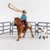 Team Roping mit Cowgirl
